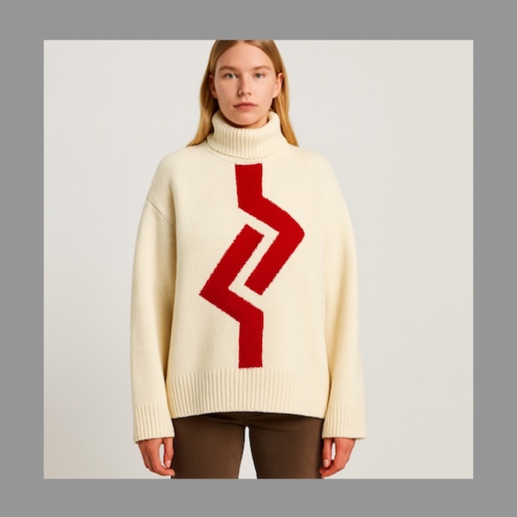 WE-AR4 Lightening Color Block Cashmere (small) - Picture 1 of 4
